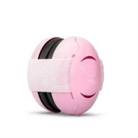 Casti antifonice pentru bebelusi, ofera protectie auditiva de la 0+ luni, 2 bentite reglabile, SNR 25, roz, Schallwerk Mini+ Baby Pink