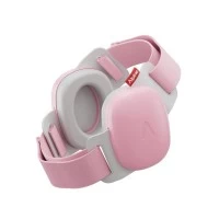 Casti antifonice pentru bebelusi si copii pana la 4 ani, protectie auditiva, SNR 24, roz, ALPINE Muffy Baby Rose Pink