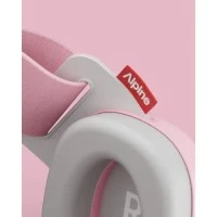 Casti antifonice pentru bebelusi si copii pana la 4 ani, protectie auditiva, SNR 24, roz, ALPINE Muffy Baby Rose Pink