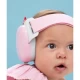 Casti antifonice pentru bebelusi si copii pana la 4 ani, protectie auditiva, SNR 24, roz, ALPINE Muffy Baby Rose Pink