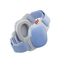 Casti antifonice pentru bebelusi si copii pana la 4 ani, protectie auditiva, SNR 24, albastru, ALPINE Muffy Baby Sky Blue