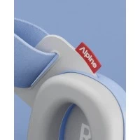 Casti antifonice pentru bebelusi si copii pana la 4 ani, protectie auditiva, SNR 24, albastru, ALPINE Muffy Baby Sky Blue