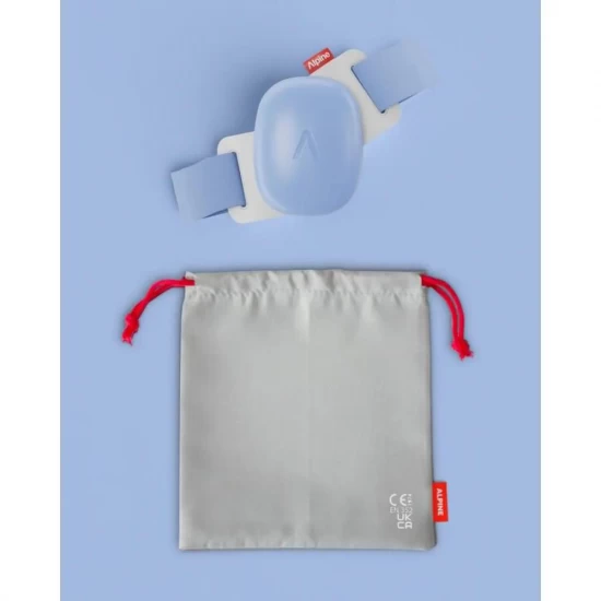Casti antifonice pentru bebelusi si copii pana la 4 ani, protectie auditiva, SNR 24, albastru, ALPINE Muffy Baby Sky Blue