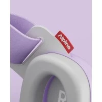 Casti antifonice pentru bebelusi si copii pana la 4 ani, protectie auditiva, SNR 24, mov, ALPINE Muffy Baby Dawn Purple