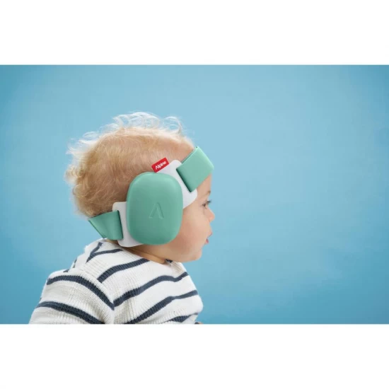 Casti antifonice pentru bebelusi si copii pana la 4 ani, protectie auditiva, SNR 24, verde, ALPINE Muffy Baby Sage Green Casti antifonice pentru bebelusi si copii pana la 4 ani, protectie auditiva, SNR 24, verde, ALPINE Muffy Baby Sage Green