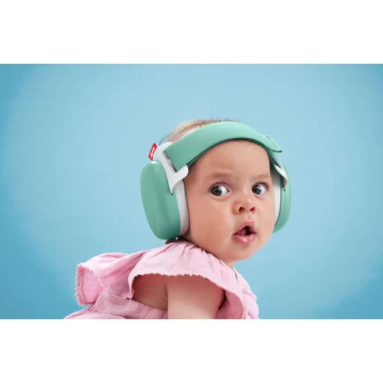 Casti antifonice pentru bebelusi si copii pana la 4 ani, protectie auditiva, SNR 24, verde, ALPINE Muffy Baby Sage Green Casti antifonice pentru bebelusi si copii pana la 4 ani, protectie auditiva, SNR 24, verde, ALPINE Muffy Baby Sage Green