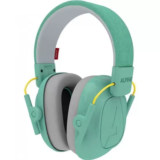 Casti antifonice pliabile pentru copii 5-16 ani SNR 25 Alpine Muffy Kids verde menta Casti antifonice pliabile pentru copii 5-16 ani SNR 25 Alpine Muffy Kids verde menta