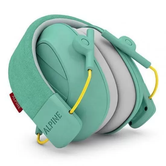 Casti antifonice pliabile pentru copii 5-16 ani SNR 25 Alpine Muffy Kids verde menta Casti antifonice pliabile pentru copii 5-16 ani SNR 25 Alpine Muffy Kids verde menta