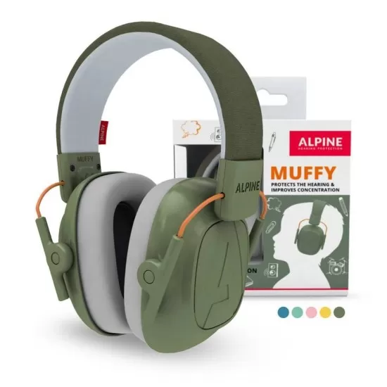 Casti antifonice pliabile pentru copii 5-16 ani, protectie auditiva, SNR 25, Alpine Muffy Kids Green Casti antifonice pliabile pentru copii 5-16 ani, protectie auditiva, SNR 25, Alpine Muffy Kids Green