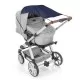 Copertina pentru protectie solara UV 50+, parasolar pentru carucior de copii, model universal, bleumarin, Reer ShineSafe Bleu Copertina pentru protectie solara UV 50+, parasolar pentru carucior de copii, model universal, bleumarin, Reer ShineSafe Bleu