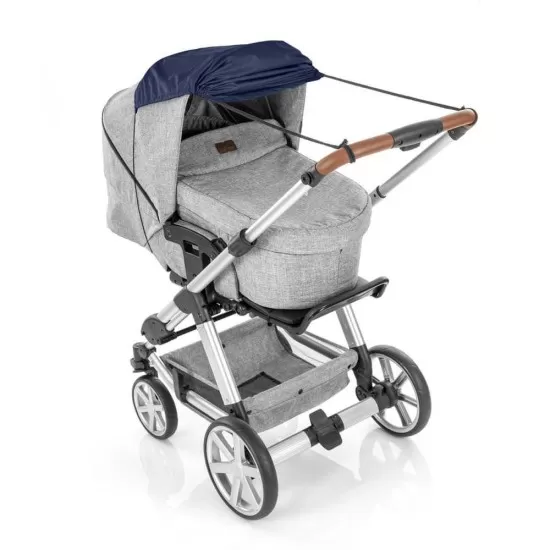 Copertina pentru protectie solara UV 50+, parasolar pentru carucior de copii, model universal, bleumarin, Reer ShineSafe Bleu Copertina pentru protectie solara UV 50+, parasolar pentru carucior de copii, model universal, bleumarin, Reer ShineSafe Bleu