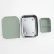 Cutie de pranz pentru alimente, din inox, cu compartimente din silicon, capac din silicon, fara BPA, lavabile in masina de spalat vase, Reer Lunchbox Cutie de pranz pentru alimente, din inox, cu compartimente din silicon, capac din silicon, fara BPA, lavabile in masina de spalat vase, Reer Lunchbox