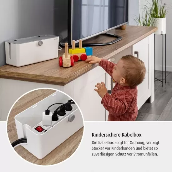 Cutie protectie cabluri, stechere si prelungitoare Reer CableGuard Cutie protectie cabluri, stechere si prelungitoare Reer CableGuard