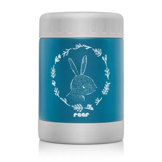 Cutie termica pentru mancare, otel inoxidabil vidat, 300 ml, albastra, Reer ColourDesign Cutie termica pentru mancare, otel inoxidabil vidat, 300 ml, albastra, Reer ColourDesign