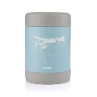 Cutie termica pentru mancare, otel inoxidabil vidat, 300 ml, albastra, Reer ColourDesign