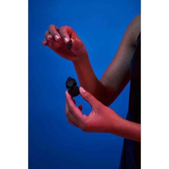 Dopuri de urechi cu filtru muzical pentru festivaluri si concerte, 3 dimensiuni incluse (S/M/L), protectie zgomote SNR 19dB, reutilizabile, negre, ALPINE PartyPlug 2025 ALP20054