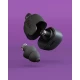 Dopuri de urechi cu filtru muzical profesional pentru festivaluri si concerte, 3 dimensiuni incluse (S/M/L), protectie zgomote SNR 21dB, reutilizabile, negre, ALPINE PartyPlug PRO 2025 ALP20060