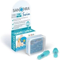 Dopuri protectie urechi copii, speciale pentru inot, hipoalergenice, reutilizabile, 12 luni+
