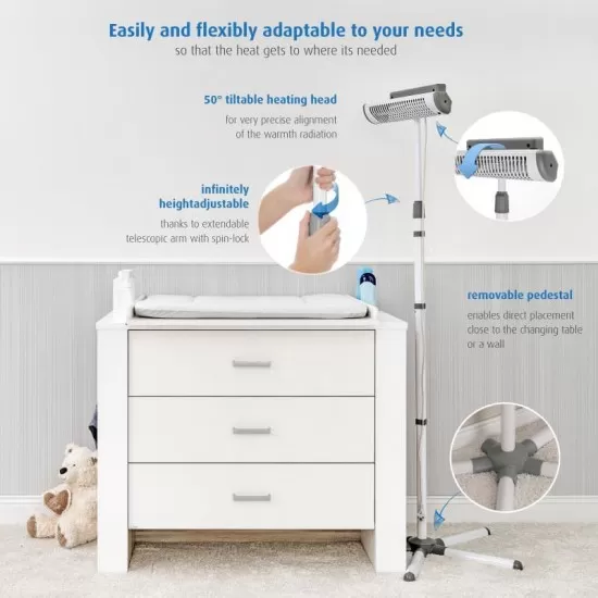 Incalzitor pentru masa de infasat bebelusul Reer EasyHeat Flex Incalzitor pentru masa de infasat bebelusul Reer EasyHeat Flex
