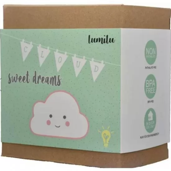Lampa de veghe cu LED, cu oprire cronometrata, forma nor alb Lumilu Sweet Dreams Cloud Reer Lampa de veghe cu LED, cu oprire cronometrata, forma nor alb Lumilu Sweet Dreams Cloud Reer