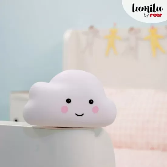 Lampa de veghe cu LED, cu oprire cronometrata, forma nor alb Lumilu Sweet Dreams Cloud Reer Lampa de veghe cu LED, cu oprire cronometrata, forma nor alb Lumilu Sweet Dreams Cloud Reer