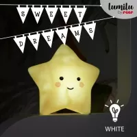 Lampa de veghe cu LED, cu oprire cronometrata, forma stea galbena Lumilu Sweet Dreams Star Reer