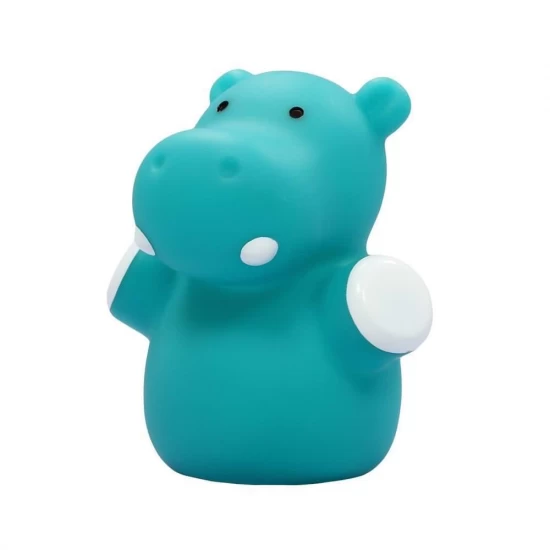 Lampa de veghe cu LED, forma hipopotam, albastru, Lumilu Mini Zoo Hippo, Reer