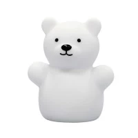 Lampa de veghe cu LED, forma ursulet, alba, Lumilu Mini Zoo Bear, Reer
