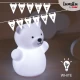 Lampa de veghe cu LED, forma ursulet, alba, Lumilu Mini Zoo Bear, Reer