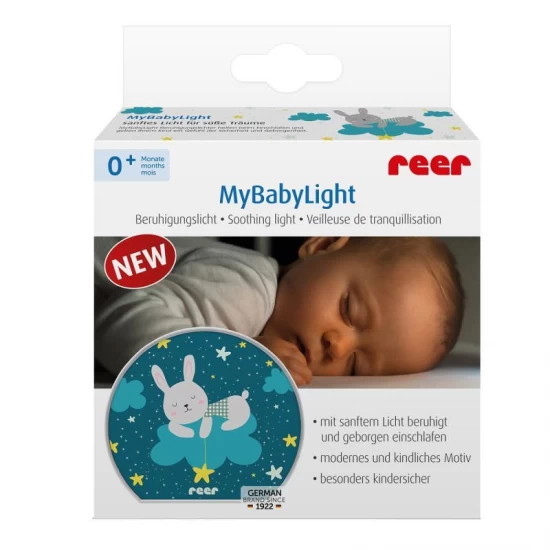 Lampa de veghe cu LED MyBabyLight Bunny, 0+ luni, Reer