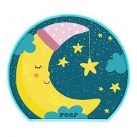 Lampa de veghe cu LED MyBabyLight Moon, 0+ luni, Reer
