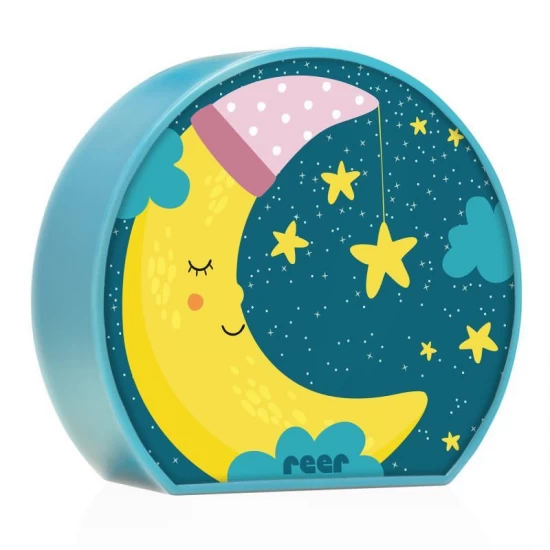Lampa de veghe cu LED MyBabyLight Moon, 0+ luni, Reer Lampa de veghe cu LED MyBabyLight Moon, 0+ luni, Reer