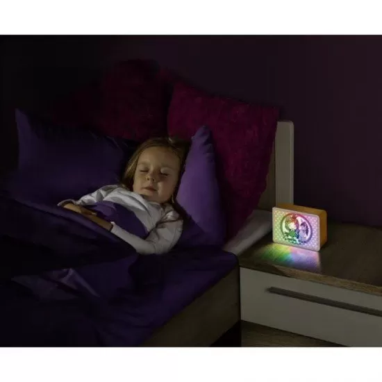 Lampa de veghe cu leduri colorate KidsLight Creative Unicorn REER 5277 Lampa de veghe cu leduri colorate KidsLight Creative Unicorn REER 5277