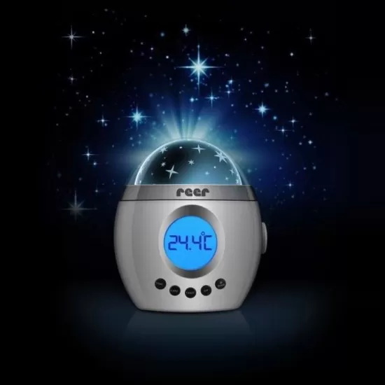 Lampa de veghe cu muzica si proiectie de stele MyMagicStarlight Reer 52050 Lampa de veghe cu muzica si proiectie de stele MyMagicStarlight Reer 52050