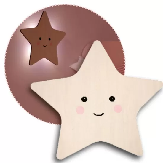 Lampa de veghe de perete cu led Lumilu Silhouette Star Reer Lampa de veghe de perete cu led Lumilu Silhouette Star Reer