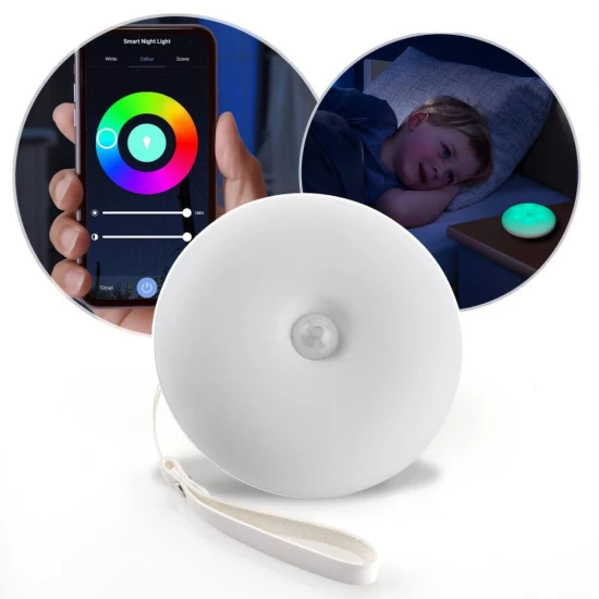 Lampa de veghe inteligenta cu senzor de miscare, comunicare wireless cu smartphone, temporizator, Reer NightGuide SmartLight 52460 Lampa de veghe inteligenta cu senzor de miscare, comunicare wireless cu smartphone, temporizator, Reer NightGuide SmartLight 52460