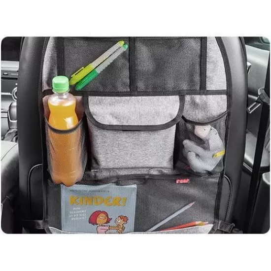 Organizator auto pentru scaunul din spate Reer TravelKid Tidy 86041 Organizator auto pentru scaunul din spate Reer TravelKid Tidy 86041