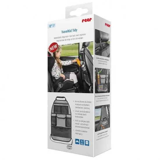 Organizator auto pentru scaunul din spate Reer TravelKid Tidy 86041 Organizator auto pentru scaunul din spate Reer TravelKid Tidy 86041