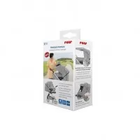 Parasolar premium pentru carucioare bebelusi, protectie solara UPF 50+, gri, Reer ShineSafe Premium 84121  