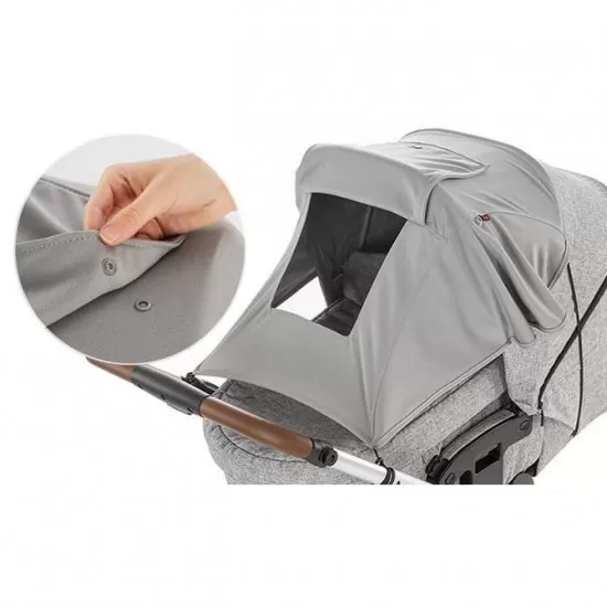 Parasolar premium pentru carucioare bebelusi, protectie solara UPF 50+, gri, Reer ShineSafe Premium 84121 Parasolar premium pentru carucioare bebelusi, protectie solara UPF 50+, gri, Reer ShineSafe Premium 84121