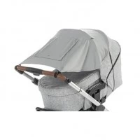 Parasolar premium pentru carucioare bebelusi, protectie solara UPF 50+, gri, Reer ShineSafe Premium 84121  