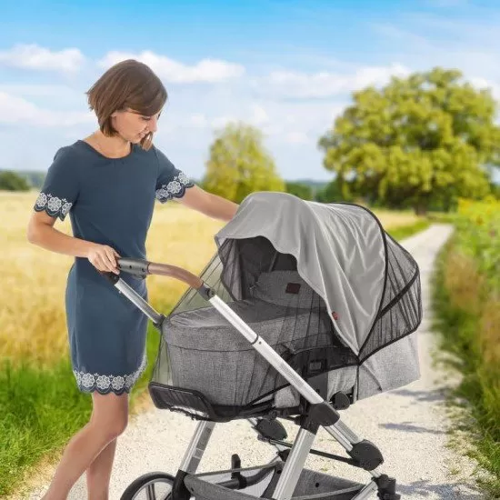 Plasa de protectie impotriva soarelui si a insectelor Reer ShineSafe Bite pentru carucioare de bebelusi Plasa de protectie impotriva soarelui si a insectelor Reer ShineSafe Bite pentru carucioare de bebelusi