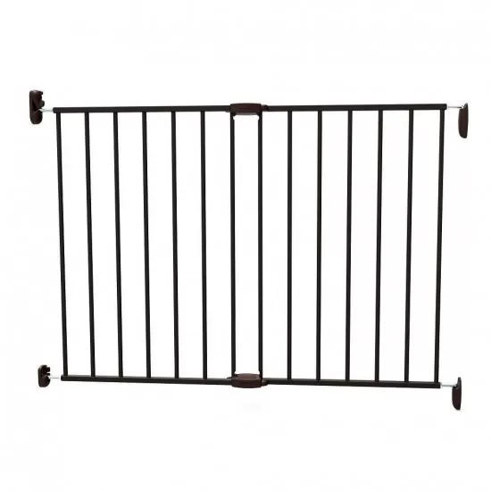 Poarta de siguranta extensibila Noma, 62 – 102 cm, metal negru, N93330 Poarta de siguranta extensibila Noma, 62 – 102 cm, metal negru, N93330