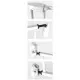 Poarta de siguranta extensibila Noma, 62 – 102 cm, metal negru, N93330 Poarta de siguranta extensibila Noma, 62 – 102 cm, metal negru, N93330