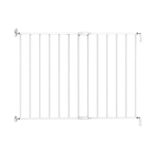 Poarta de siguranta extensibila Noma 62–102 cm metal alb N93361 Poarta de siguranta extensibila Noma 62–102 cm metal alb N93361