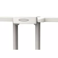 Poarta de siguranta extensibila Noma 62–102 cm metal alb N93361