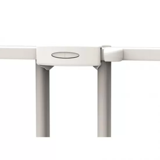 Poarta de siguranta extensibila Noma 62–102 cm metal alb N93361 Poarta de siguranta extensibila Noma 62–102 cm metal alb N93361