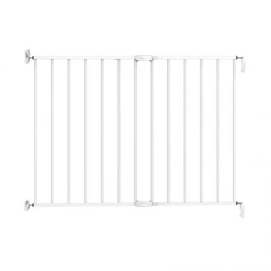 Poarta de siguranta extensibila Noma 62–102 cm metal alb N93361 Poarta de siguranta extensibila Noma 62–102 cm metal alb N93361
