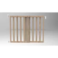 Poarta de siguranta extensibila Noma, 64 – 100 cm, lemn natur, N93729