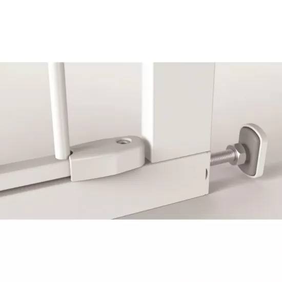 Poarta de siguranta Noma Easy Fit, presiune, 75-82 cm, metal alb, N93439 Poarta de siguranta Noma Easy Fit, presiune, 75-82 cm, metal alb, N93439